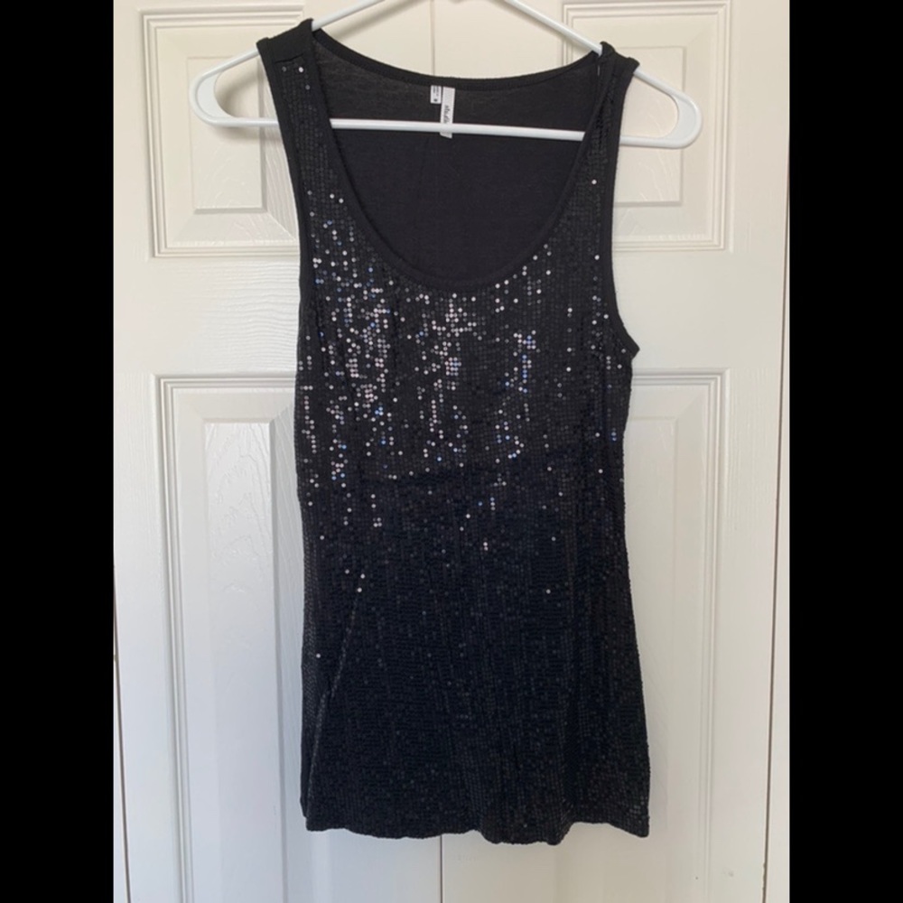 Black Sparkly Tank